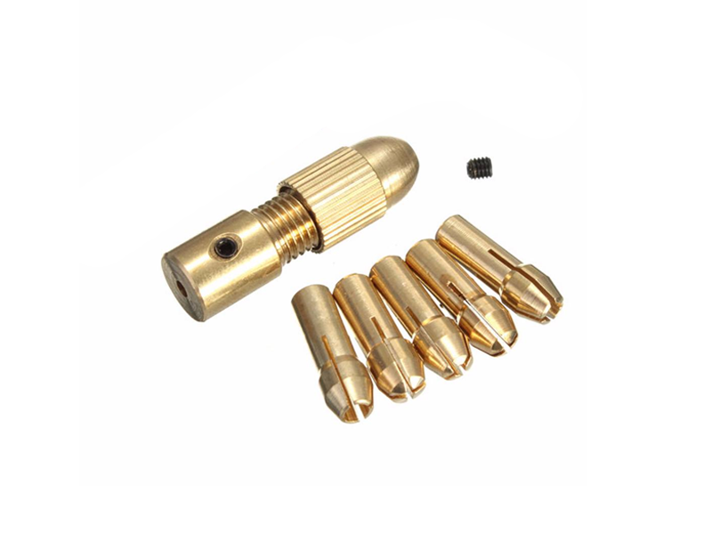 Mini Brass Drill Chuck with 5 Sizes Chuck - Image 2